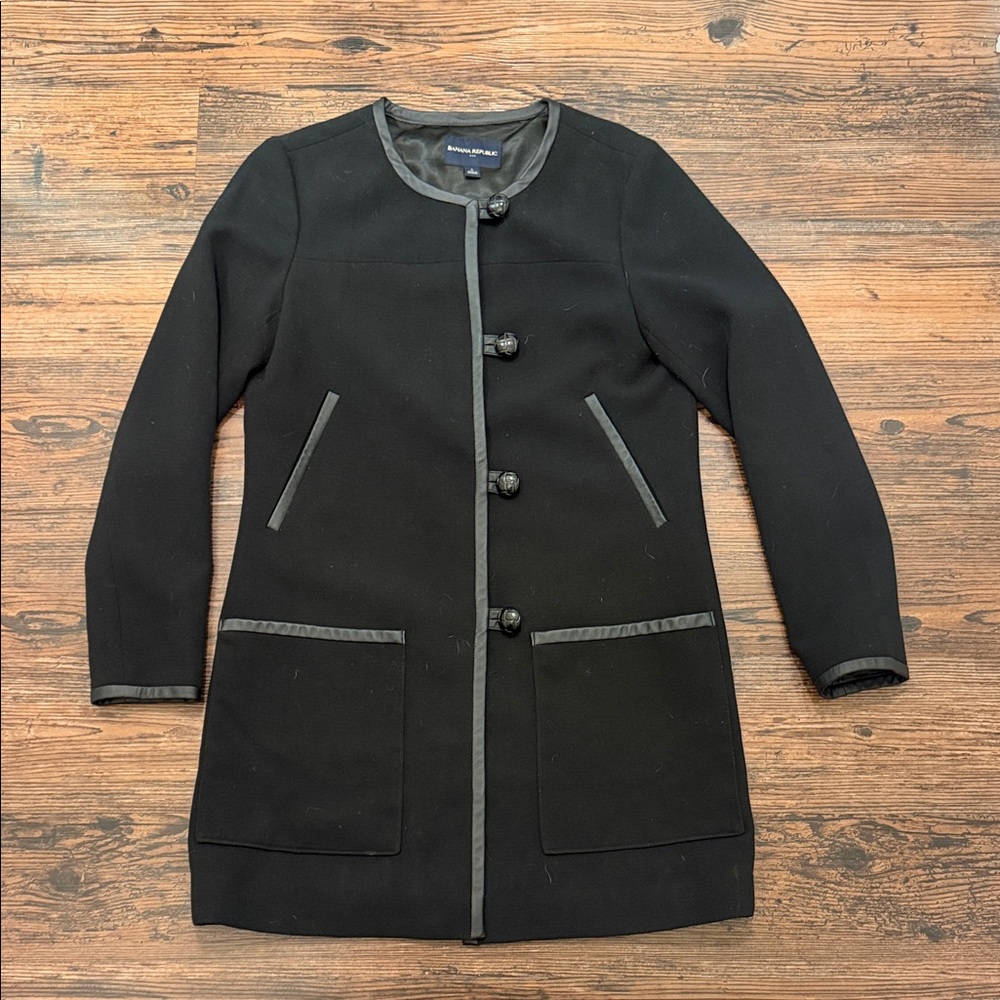 Banana Republic Black Women's Trench Coat